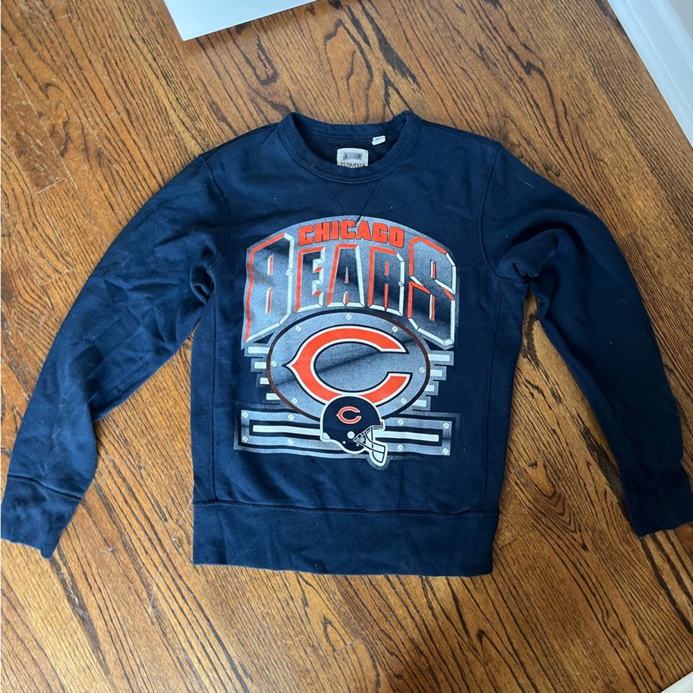 Navy blue Chicago bears crewneck sweatshirt